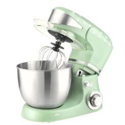Tower Store 33 Kalorik Vintage Polkadot Stand Mixer 1000W 5L - Mint & White