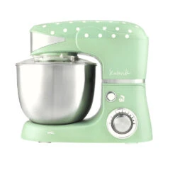 Kalorik Vintage Polkadot Stand Mixer 1000W 5L - Mint & White -Tower Store 4997467 Kalorik Vintage Polkadot Stand Mixer 1000W 5L Red White 10