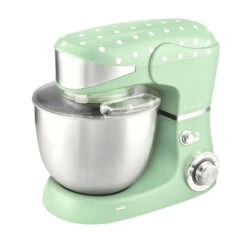 Kalorik Vintage Polkadot Stand Mixer 1000W 5L - Mint & White -Tower Store 4997467 Kalorik Vintage Polkadot Stand Mixer 1000W 5L Red White 11