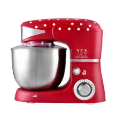 Kalorik Vintage Polkadot Stand Mixer 1000W 5L - Red & White 11 Kalorik Vintage Polkadot Stand Mixer 1000W 5L - Red & White -Tower Store 4997467 Kalorik Vintage Polkadot Stand Mixer 1000W 5L Red White 7