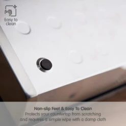 Morphy Richards Dimensions Roll Top Bread Bin - White -Tower Store 978051 07