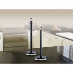 Morphy Richards Dimensions Towel Pole - Black -Tower Store 978059 06