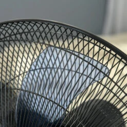 HOMCOM Pedestal Standing Fan With Water Mist Spray 120cm - Black -Tower Store 9WE3d6186ca0912ad jpg