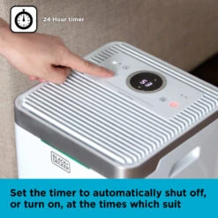 Black & Decker Black+Decker Dehumidifier 12L - White -Tower Store BXEH60003GB 07