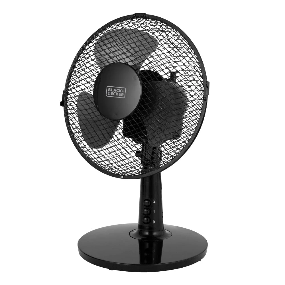 Black & Decker Black+Decker Pedestal Fan With Stand 9" - Black 4 Black & Decker Black+Decker Pedestal Fan With Stand 9" - Black - Image 4