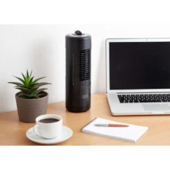 Black & Decker Black+Decker Tower Fan Mini Capsule 12" - Black -Tower Store BXFT50003GB LIFESTYLE 2