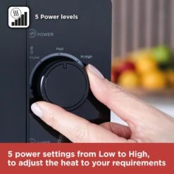 Black & Decker Black+Decker Manual Microwave 800w 20L - Black -Tower Store BXMZ24039GB 04
