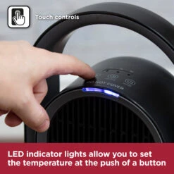 Black & Decker Black+Decker Ceramic Heater 1.8KW - Black 15 Black & Decker Black+Decker Ceramic Heater 1.8KW - Black -Tower Store BXSH37010GB 07