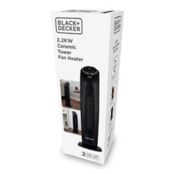 Black & Decker Black+Decker Ceramic Tower Fan Heater 2.2KW - Black -Tower Store BXSH44005GB 10