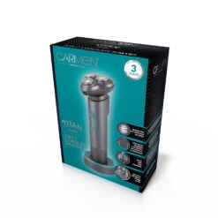 Carmen Titan Shaver Set - Titanium -Tower Store C81085 12
