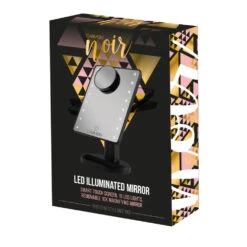 Carmen Illuminated Mirror With LEDs - Black -Tower Store C85020N 03