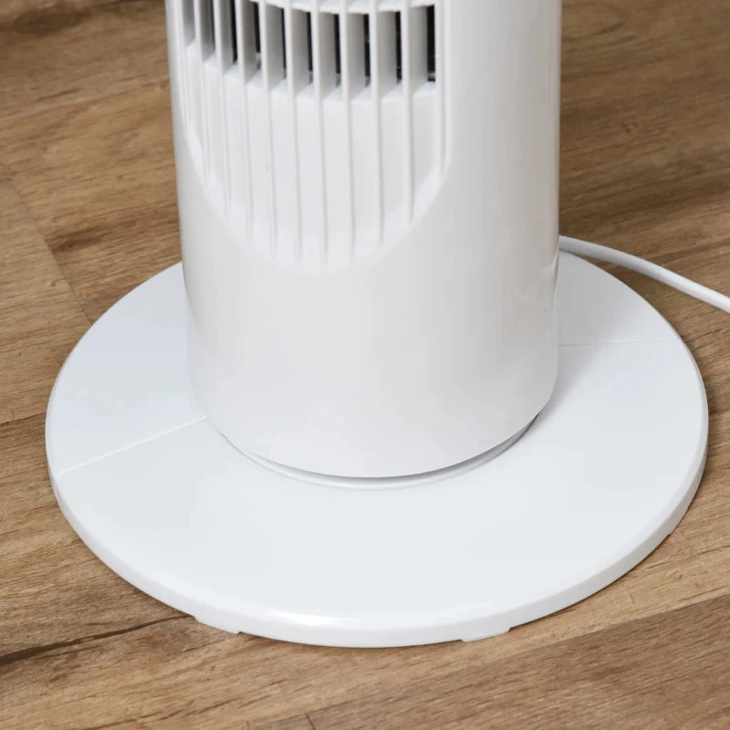 HOMCOM Tower Fan 30'' Freestanding - White 8 HOMCOM Tower Fan 30'' Freestanding - White - Image 8