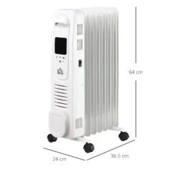 HOMCOM Home Savers 1630W Oil Filled Radiator, 7 Fin Portable Heater W/ Timer Remote Control White -Tower Store GfI45a17dc3c1dd8c jpg 9bd4f74b ec18 4d1b bf78 86aa19eb358e