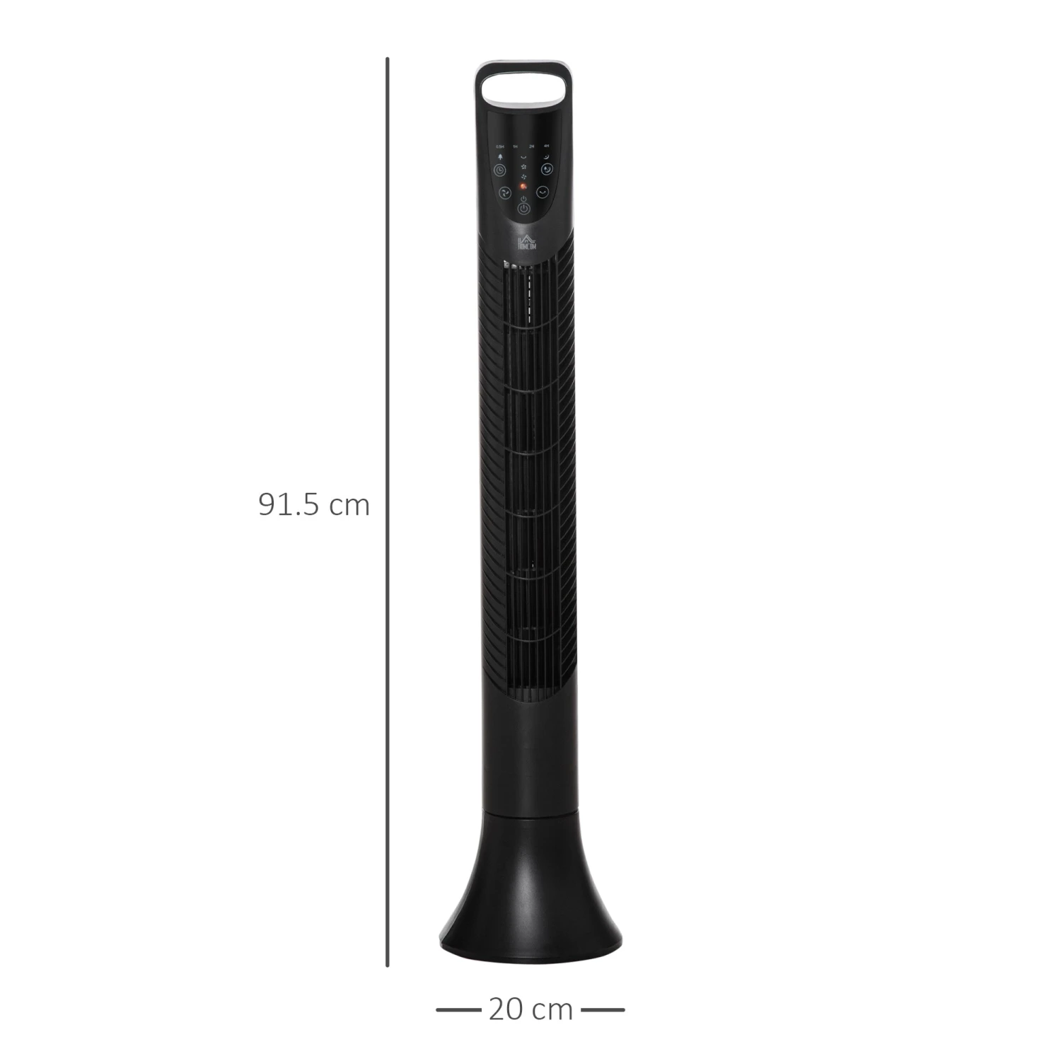 HOMCOM Tower Fan 91.5cm - Black 3 HOMCOM Tower Fan 91.5cm - Black - Image 3