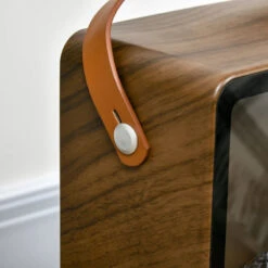 HOMCOM Tabletop Electric Fireplace With Handlle - Dark Walnut 15 HOMCOM Tabletop Electric Fireplace With Handlle - Dark Walnut -Tower Store Ioo3d6182f6c07315 jpg