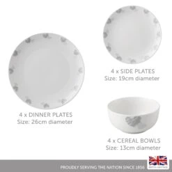 Lewis's 12 Piece Dinner Set - Hearts 8 Lewis's 12 Piece Dinner Set - Hearts -Tower Store MicrosoftTeams image 631