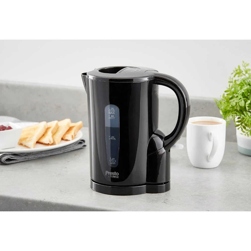 Tower Presto Electric Kettle 1.7L - Black 2 Tower Presto Electric Kettle 1.7L - Black - Image 2