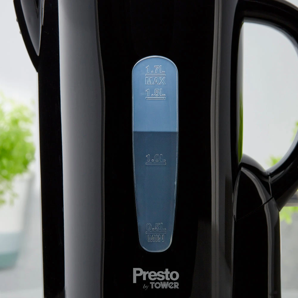 Tower Presto Electric Kettle 1.7L - Black 4 Tower Presto Electric Kettle 1.7L - Black - Image 4