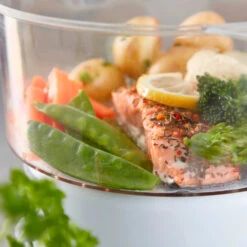 Tower Presto Steam Cooker 2 Tier - White -Tower Store PT21004WHT 2 Tier Steam Cooker Tower Presto FS04