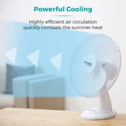 Tower Presto Desk Fan 12" - White -Tower Store PT600002 03
