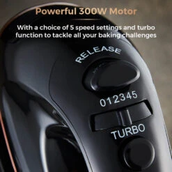 Tower Rose Gold Hand & Stand Mixer - Black -Tower Store RK TO 1701T12039FeatureIcons5