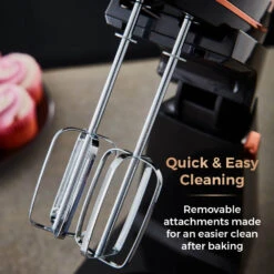 Tower Rose Gold Hand & Stand Mixer - Black -Tower Store RK TO 1701T12039FeatureIcons6