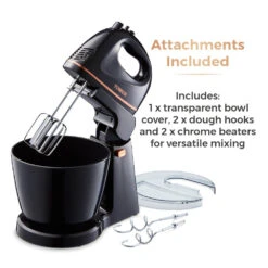 Tower Rose Gold Hand & Stand Mixer - Black -Tower Store RK TO 1701T12039FeatureIcons7