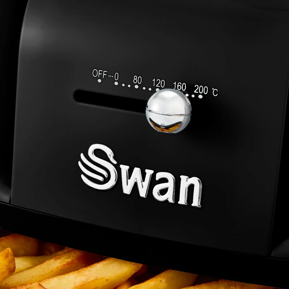 Swan Retro Air Fryer Manual 6L - Black 10 Swan Retro Air Fryer Manual 6L - Black - Image 10