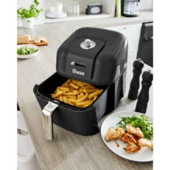 Swan Retro Air Fryer Manual 6L - Black 15 Swan Retro Air Fryer Manual 6L - Black -Tower Store SD10510BN 12