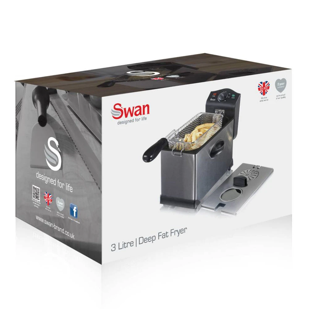 Swan Fryer 3L - Stainless Steel 3 Swan Fryer 3L - Stainless Steel - Image 3