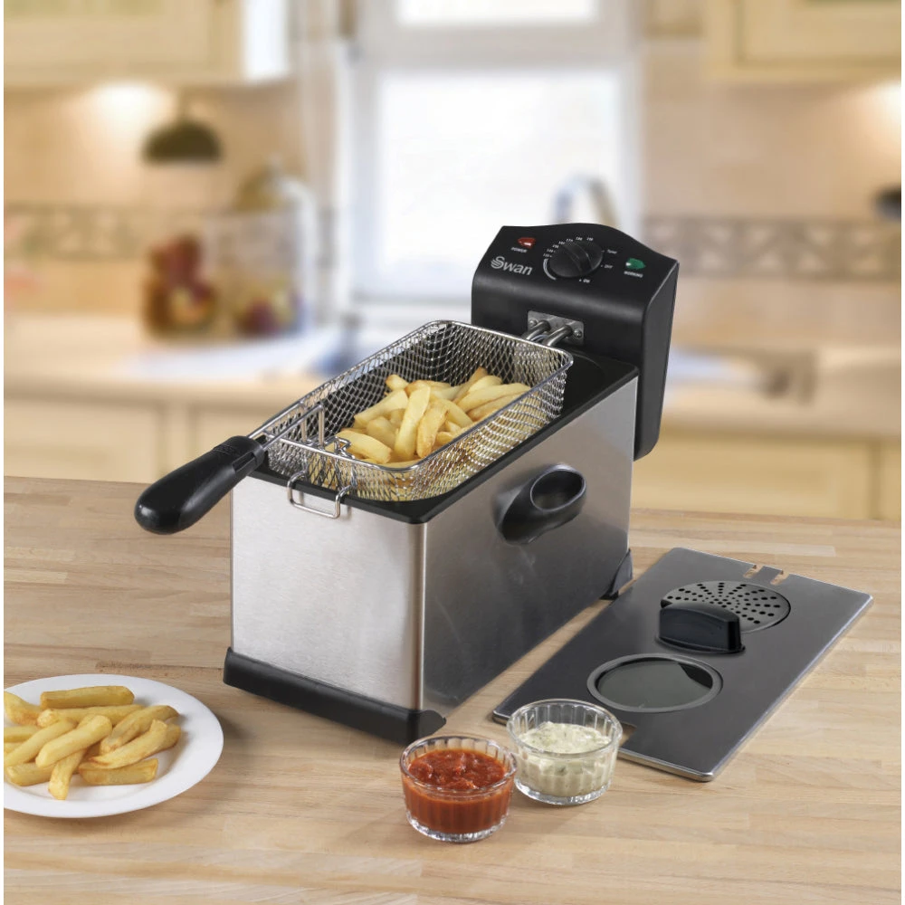 Swan Fryer 3L - Stainless Steel 2 Swan Fryer 3L - Stainless Steel - Image 2