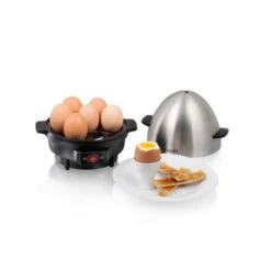 Swan Egg Boiler And Poacher - Stainless Steel 6 Swan Egg Boiler And Poacher - Stainless Steel -Tower Store SF21020N HERO 0