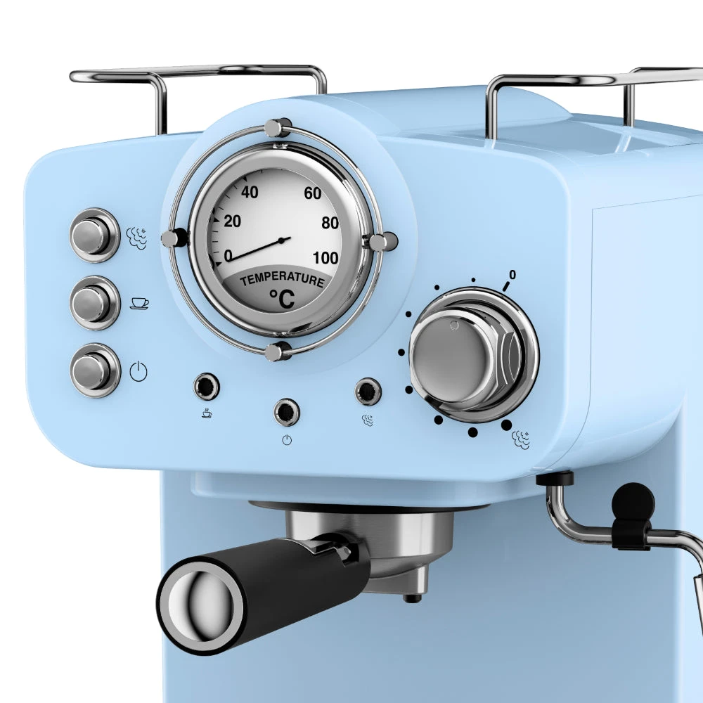 Swan Pump Espresso Coffee Machine - Blue 13 Swan Pump Espresso Coffee Machine - Blue - Image 13