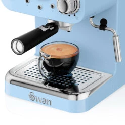 Swan Pump Espresso Coffee Machine - Blue 23 Swan Pump Espresso Coffee Machine - Blue -Tower Store SK22110BLN FEATURE 9