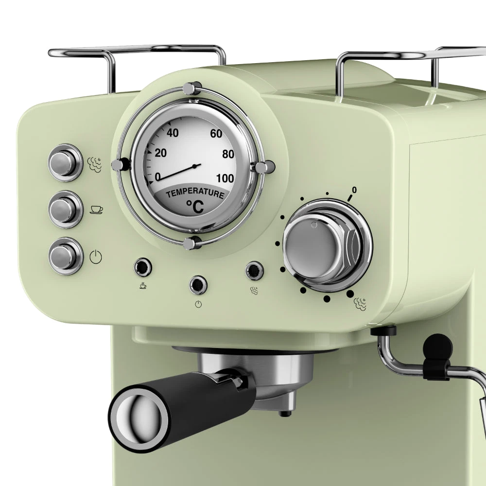 Swan Pump Espresso Coffee Machine - Green 10 Swan Pump Espresso Coffee Machine - Green - Image 10