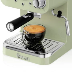 Swan Pump Espresso Coffee Machine - Green 17 Swan Pump Espresso Coffee Machine - Green -Tower Store SK22110GN FEATURE 9