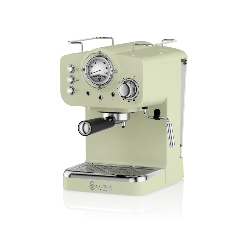 Swan Pump Espresso Coffee Machine - Green 12 Swan Pump Espresso Coffee Machine - Green - Image 12