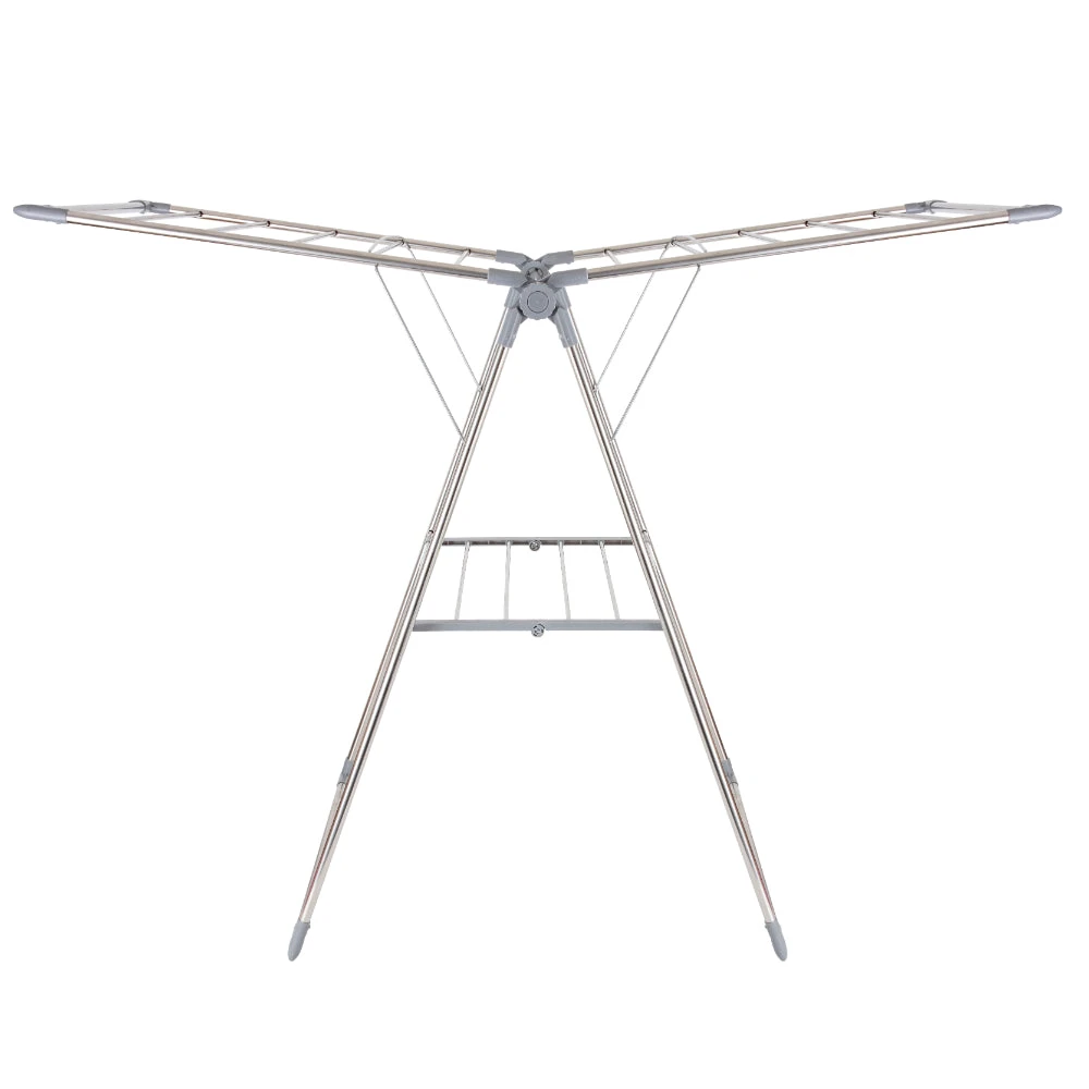 Ourhouse Winged Clothes Airer - Grey 4 Ourhouse Winged Clothes Airer - Grey - Image 4
