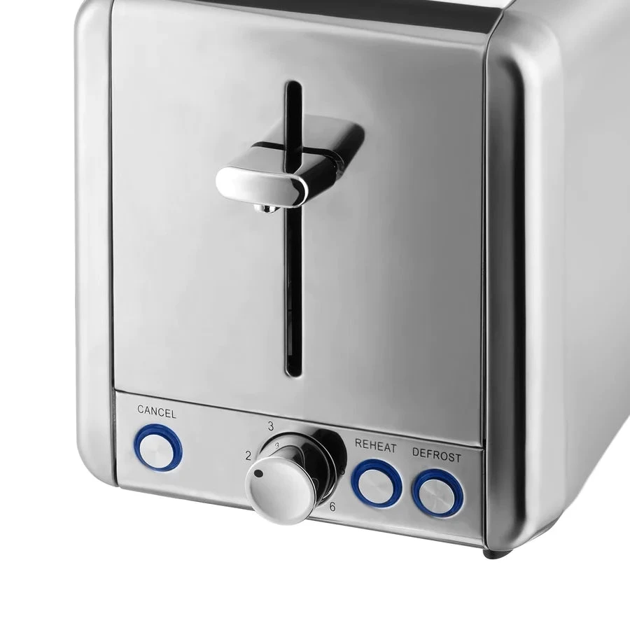 Swan Polished 2 Slice Toaster - Stainless Steel 4 Swan Polished 2 Slice Toaster - Stainless Steel - Image 4