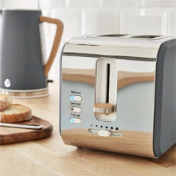 Swan Nordic 2 Slice Toaster - Grey -Tower Store ST14610GRYN LIFESTYLE 4