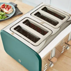 Swan Nordic 4 Slice Toaster - Green 12 Swan Nordic 4 Slice Toaster - Green -Tower Store ST14620GREN FEATURE 4