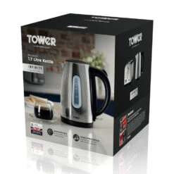 Tower Infinity Jug Kettle 3KW 1.7L - Stainless Steel -Tower Store T10015P BOX 5