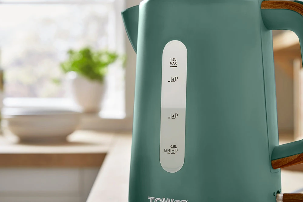 Tower Scandi 3KW 1.7L Rapid Boil Kettle - Jade Green 4 Tower Scandi 3KW 1.7L Rapid Boil Kettle - Jade Green - Image 4