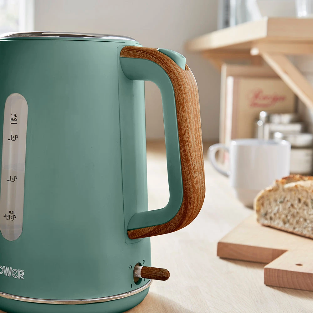 Tower Scandi 3KW 1.7L Rapid Boil Kettle - Jade Green 5 Tower Scandi 3KW 1.7L Rapid Boil Kettle - Jade Green - Image 5