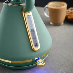 Tower Cavaletto 3KW 1.7 Litre Pyramid Kettle - Jade Green -Tower Store T10044JDE 04