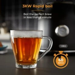 Tower Renaissance 1.7L 3KW Kettle - Black -Tower Store T10063BLK 03