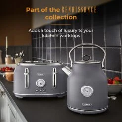 Tower Renaissance 1.7L 3KW Kettle - Grey -Tower Store T10063GRY 07
