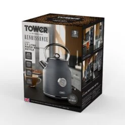 Tower Renaissance 1.7L 3KW Kettle - Grey -Tower Store T10063GRY 09