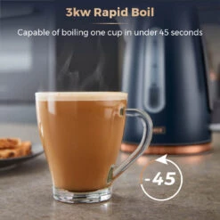 Tower Cavaletto Jug Kettle 1.7L 3KW - Midnight Blue -Tower Store T10066BLU 03