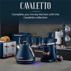 Tower Cavaletto Jug Kettle 1.7L 3KW - Midnight Blue -Tower Store T10066BLU 08